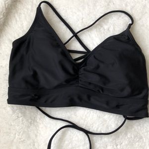 Black bikini top